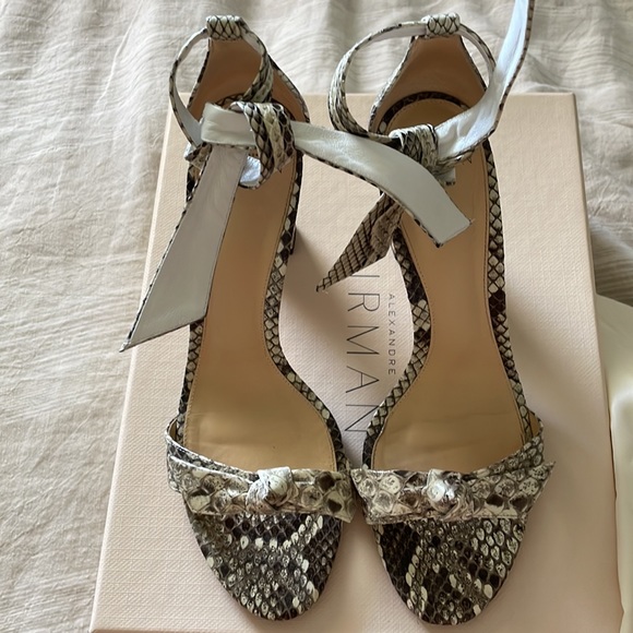 Alexandre Birman Python Clarita Sandals 38 - Picture 11 of 12